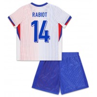 Maglia Calcio Francia Adrien Rabiot #14 Seconda Divisa Bambino Europei 2024 Manica Corta (+ pantaloncini)